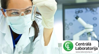 CENTRĀLĀ LABORATORIJA piedāvā: kompleksās analīzes veselības stāvokļa noteikšanai – 40%