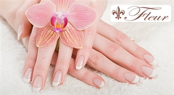 Fleur: rūpīgs klasiskais manikīrs + ilgnoturīgais Gelish pārklājums ar spoguļa spīdumu - 61%