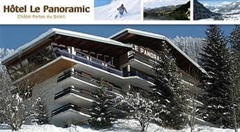 Ziemas prieki Alpos! 7 naktis un 8 dienas 2-6 cilvēkiem viesnīcā Hôtel Le Panoramic (Châtel, Francija) līdz -55%