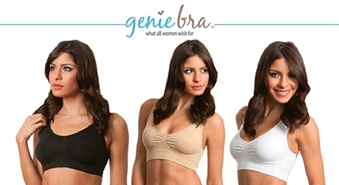 Neticami ērts un nemanāms – krūšturis Genie Bra – 50%