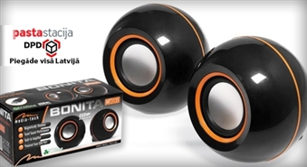 Vislabākajai skaņas kvalitātei! Kompaktie Media-Tech USB skaļruņi -40%