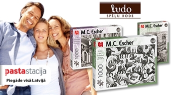 Ekskluzīvas puzzles no pasaulslavenā grafiķa M. K. Ešera darbu kolekcijas – 45%