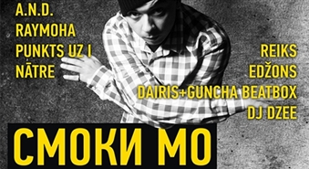 Pirmoreiz Latvijā! SMOKY MO un TRIAGRUTRIKA no Krievijas kopā ar labākajiem pašmāju Hip Hop izpildītājiem Hip Hop festivālā Sapņu fabrikā 8. septembrī - 40%