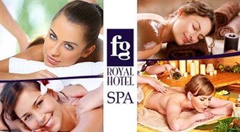 FG Royal Hotel SPA: Āzijas, spāņu, ajūrvēdas, šokolādes vai limfodrenāžas masāža un sapropeļa ietīšana - 76%