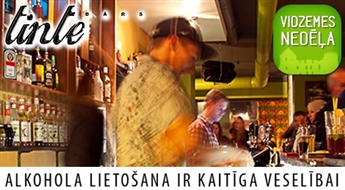 VIDZEMES NEDĒĻA: kokteiļi un šoti (5 vai 10 gab.) Valmieras labākajā bārā TINTE - 50% Šoti no Ls 0.50, kokteiļi no Ls 1.05!
