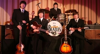 The Beatles labākās dziesmas Liverpūles apvienības The Cavern Beatles izpildījumā koncertā Rīgas Kongresu namā līdz - 50%