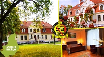 LATGALES NEDĒĻA: divvietīgs numurs SVENTES MUIŽĀ (4*) + kara tehnikas muzeja apmeklējums + brokastis – 50%