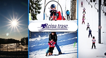 Slēpošana un snovošana REIŅA TRASĒ līdz - 55% Ziemas prieki lieliem un maziem!