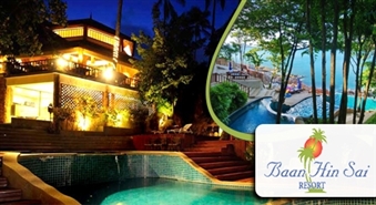 Nedēļa Taizemes paradīzē diviem: 7 naktis 3* viesnīcā Baan Hin Sai Resort & Spa + brokastis -67%