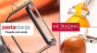 TITAN dārzeņu mizotājs + ierīce ērtākai griešanai + uzgalis dārzeņu un augļu dekorēšanai - 54%