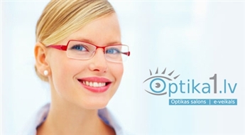 Optika1: vispusīga redzes pārbaude + briļļu vai kontaktlēcu receptes izrakstīšana – 75%
