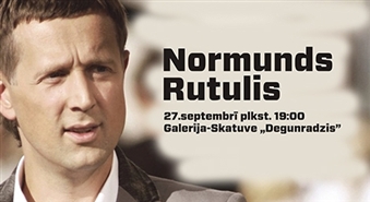 Normunda Rutuļa koncerts ar 50% atlaidi! Ielūdz galerija–skatuve DEGUNRADZIS