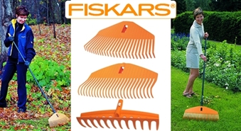 Fiskars universālais grābeklis, lapu grābeklis vai grābekļa kāts līdz -54%