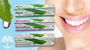 EkoMed: ārstnieciskā ALOE DENT zobu pasta ar alveju - 50%