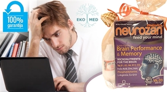 EkoMed: uztura bagātinātājs NEUROZAN koncentrēšanās spēju un atmiņas uzlabošanai + ēterisko eļļu inhalators - 50%