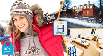 Nakšņošana Hostel Hospital divām vai četrām personām - 50% Slēpo Zviedru cepurē, atpūties Sabilē!