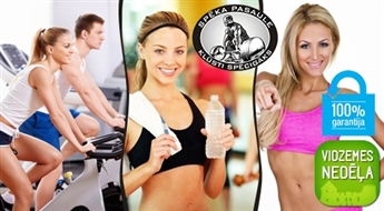 Vidzemes nedēļa: mēneša abonements Body bike vai Aerobika sporta un veselības studijā „Spēka Pasaule” (Valmiera) -50%