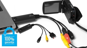 M-TECH USB adapteris -57% Pārvērt vecos audio un video ierakstus digitālā formātā!