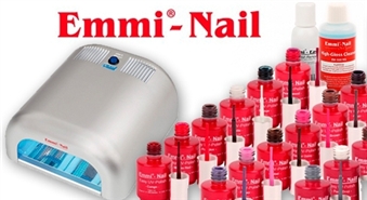 Vācu zīmola "Emmi-Nail" nagu lakas (28 krāsas un 6 spīdumi), UV lampa un kopšanas līdzekļi līdz – 45%