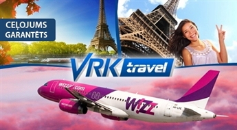 VRK Travel: 3 dienu avio tūre uz Parīzi (ar iespēju apskatīt Versaļu un Disnejlendu) - Ls 185!