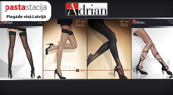 Ekstravagantas augstas kvalitātes zeķes un zeķubikses (20 - 40 DEN) no Adrian.lv – 50%