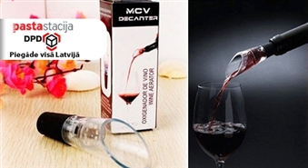 Pārvērt jebkuru vīnu par izcilu! Vīna aerators -72%