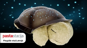 Pārvērt bērnistabu īstā pasaku valstībā! Unikālā rotaļlieta-naktslampiņa „Bruņurupucis” – 50%