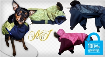 Silti, ūdensnecaurlaidīgi ziemas tērpi suņiem (XS - XXL) - 50%