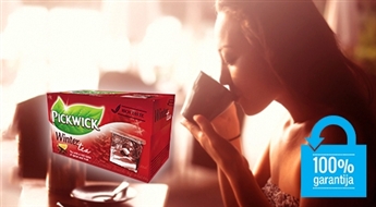 Pickwick Winter Tea melnā Ziemas tēja ar kanēļa, krustnagliņu un augļu garšu līdz -65%