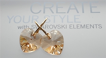 Nepārspējama elegance un izsmalcinātība! Mirdzoši auskari ar Swarovski kristāliņiem (Austrija) – 58%