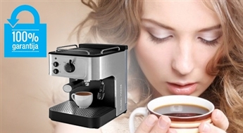 Pagatavo izcilu espresso, latte vai kapučīno! Jaudīgais Russell Hobbs ALLURE espresso automāts – 39%