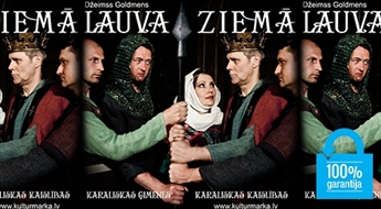 Karaliska mīla, naids un kaislības izrādē "LAUVA ZIEMĀ" - 40%