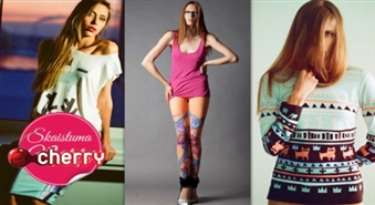 QooQoo: Orange Floral legingi, Wood Dog T-krekli un Mint Tribe džemperi līdz -50%