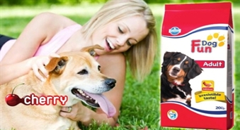 Fun Dog Adult: корм Premium класса  с куриным вкусом для собак всех пород -50%