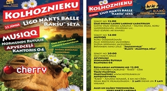 Līgo nakts balle “Rakšu” sētā ar Musiqq, Normundu Rutuli, Kantori 04 un Apvedceļu līdz -57%