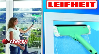 Посмотрите на красивое лето! Щетка для мытья окон Leifheit -45%