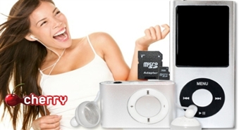 MP3 (2ГБ), MP4 (4ГБ) или MP4 плеер с камерой (4ГБ) до -53%
