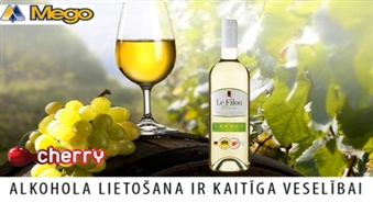 Franču vīns Le Filou Blanc (izņemšana Mego veikalos!) -50%