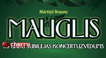 Mārtiņa Brauna izrādes MAUGLIS jubilejas koncertuzvedums. Piedalās grupa SĪPOLI -50%