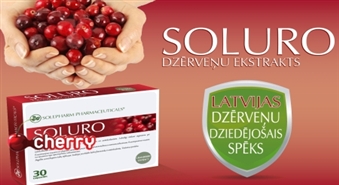 Soluro: Latvijas dzērveņu dziedējošais spēks -50%