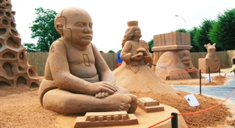 Smilšu skulptūru izstāde Magic Sand Riga -50%