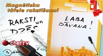 A3 izmēra magnētiskā tāfele + marķieris pierakstiem -50%