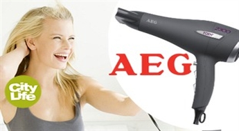 Для красивых и здоровых волос! Фен AEG для профессиональной заботы о Ваших волосах -37%