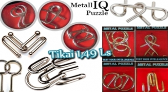 Intelektuāla metāla puzzle! Prāta asināšanai!
