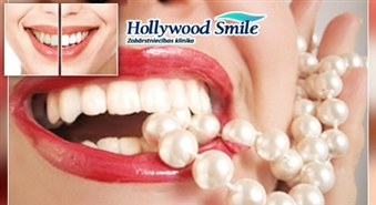 Stomatoloģijas klīnika „Hollywood Smile” piedāvā mutes dobuma higiēnu, izmantojot ultraskaņu + pulēšanu ar profesionālo pastu + fluarizējošā gēla uzklāšana ar 50% atlaidi!