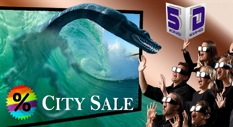 Jaunums izklaides pasaulē! 5 dimensiju filmas seanss tirdzniecības centrā SPICE ar 50% atlaidi!