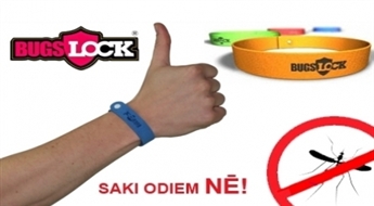 «BUGSLOCK» rokassprādze ar 72% atlaidi - tikai 0.99 Ls!