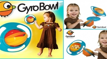 Чудо - тарелка Gyro Bowl для малышей! Можно крутить и вертеть как угодно, всё останется в тарелке!