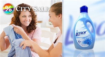 Чистое бельё – приятный комфорт! Смягчитель для белья Lenor Fabric Softener (3-литровая упаковка) с 57% скидкой!