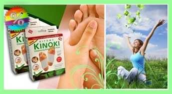 Esiet veseli! Ārstnieciskie bioplāksteri "Kinoki Detox" ar 56% atlaidi!